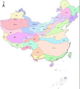  中国植被区划数据