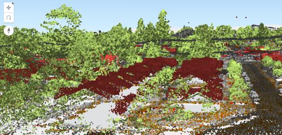 Esri Javascript API Lidar Scene