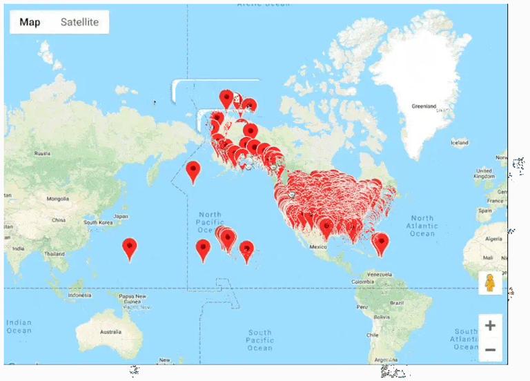 为 Google 地图添加鼠标悬停效果