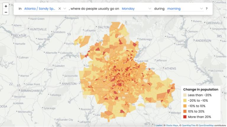 Choropleth 地图