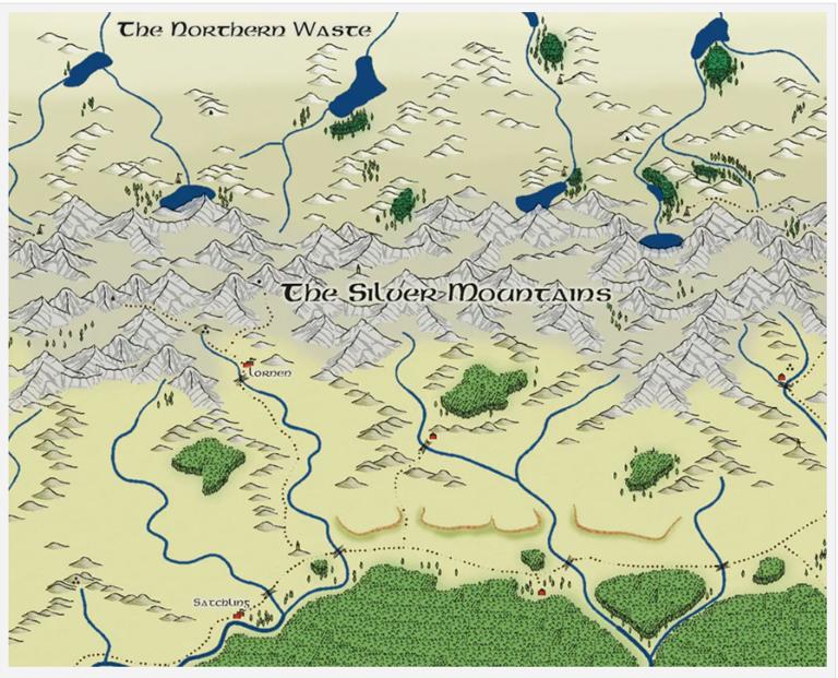 使用 Campaign Cartographer 审查制图软件制作的地图1