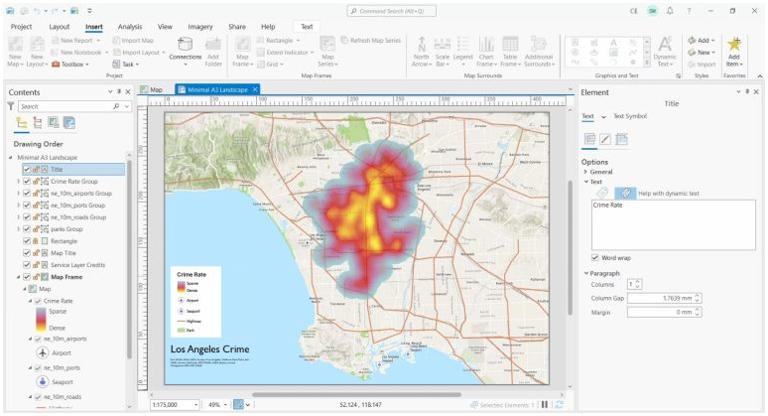 ArcGIS Pro 中的图例教程