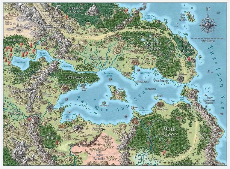 使用 Campaign Cartographer 审查制图软件制作的地图2