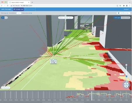 Spirent 光线追踪 3D 地图制图