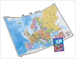 世界热点国家地图:欧洲(1:6000000)(大字版)