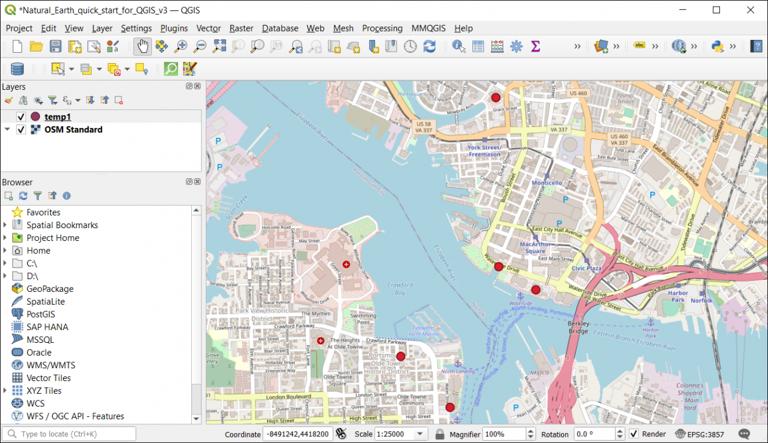 MMQGIS 地理编码地址