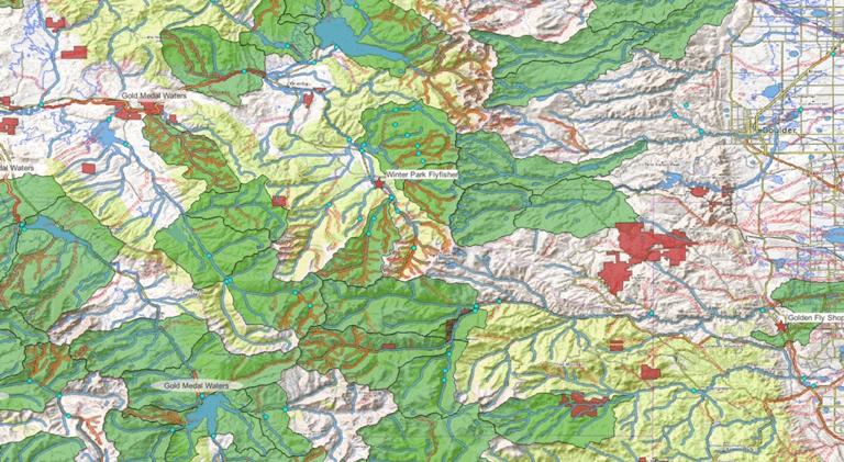 作者为 Cutthroat Trout 绘制的 QGIS 地图