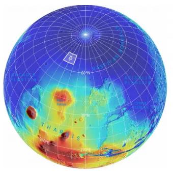 Olympus Mons 是太阳系最大的火山