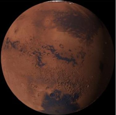 火星的卫星图像