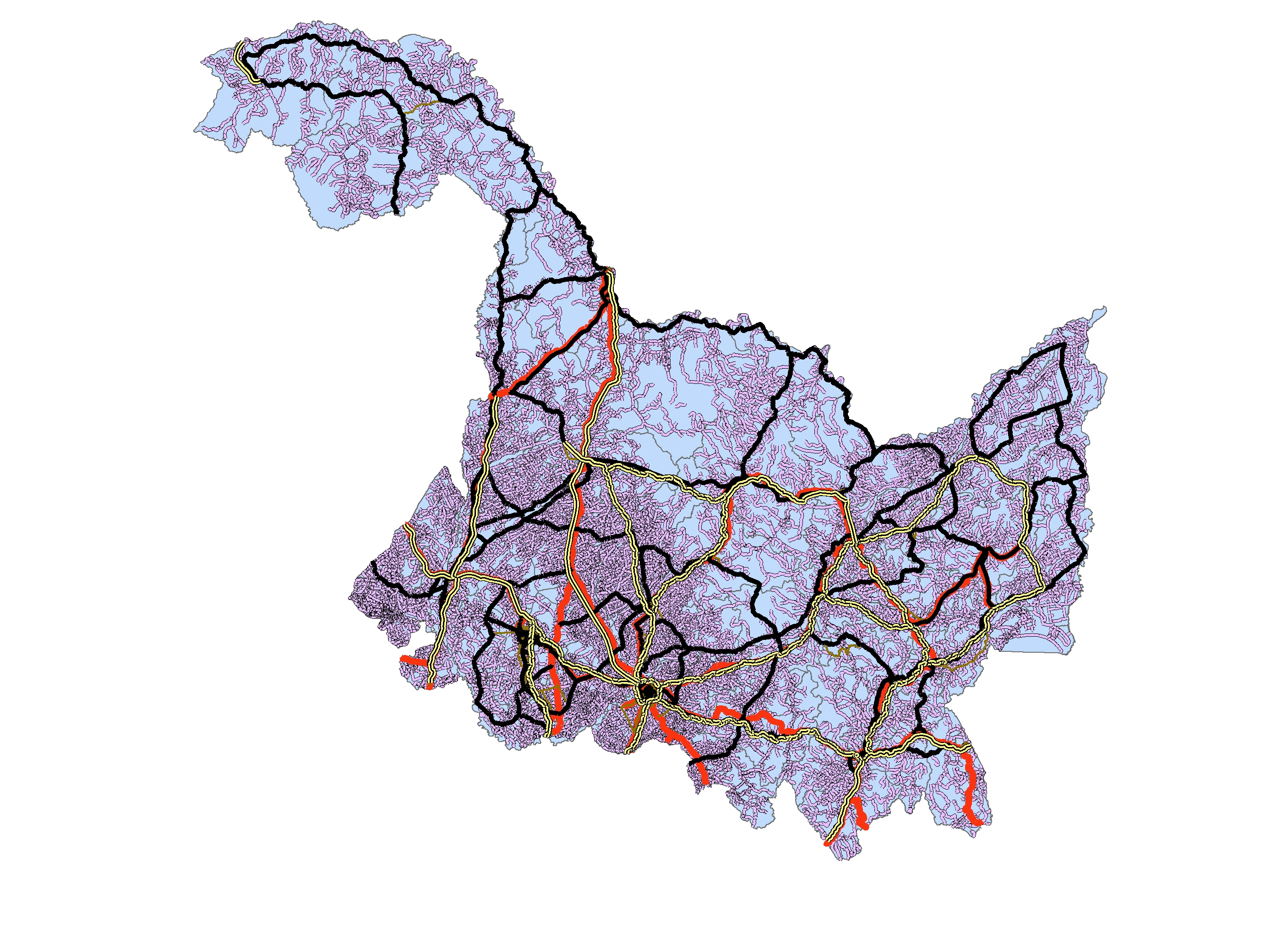 黑龙江省1：25万道路分布图（2013）