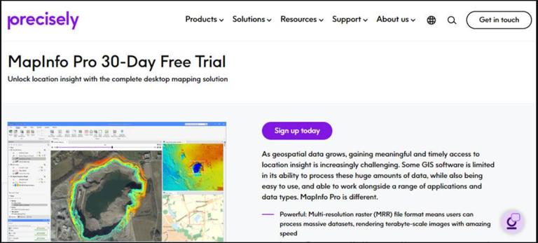 MapInfo Pro by Precisely