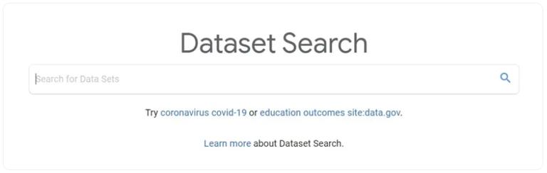 Google Dataset Search